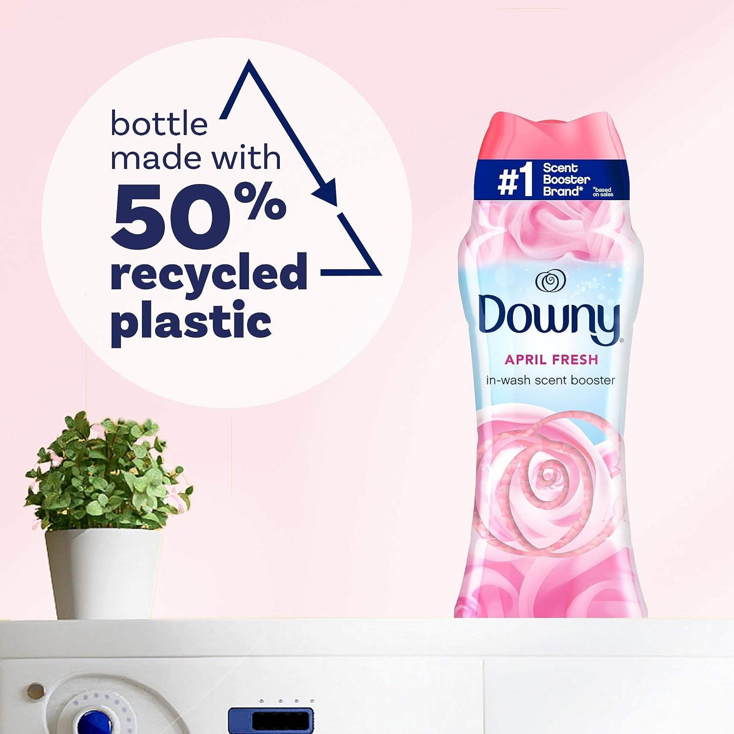 image:imageDowny April Fresh InWash Laundry Scent Booster Beads 24 oz laundry scent beads Longlasting Freshness24 Ounce Pack of 1