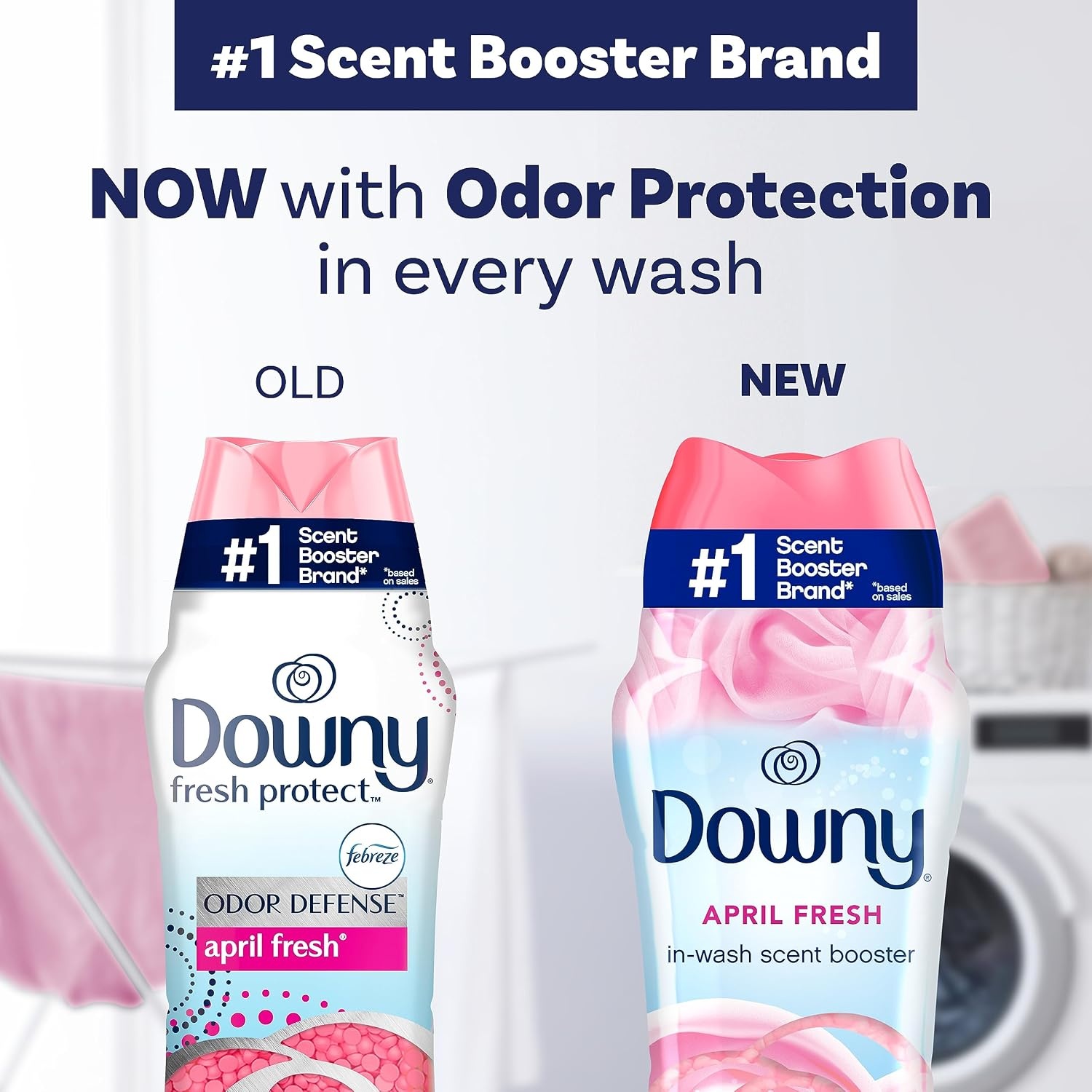 image:imageDowny April Fresh InWash Laundry Scent Booster Beads 24 oz laundry scent beads Longlasting Freshness24 Ounce Pack of 1