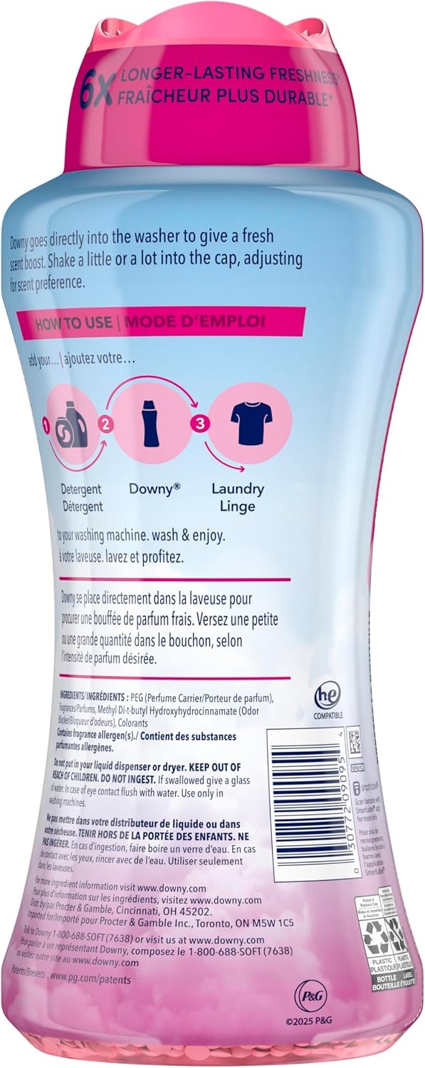 image:imageDowny April Fresh InWash Laundry Scent Booster Beads 24 oz laundry scent beads Longlasting Freshness24 Ounce Pack of 2