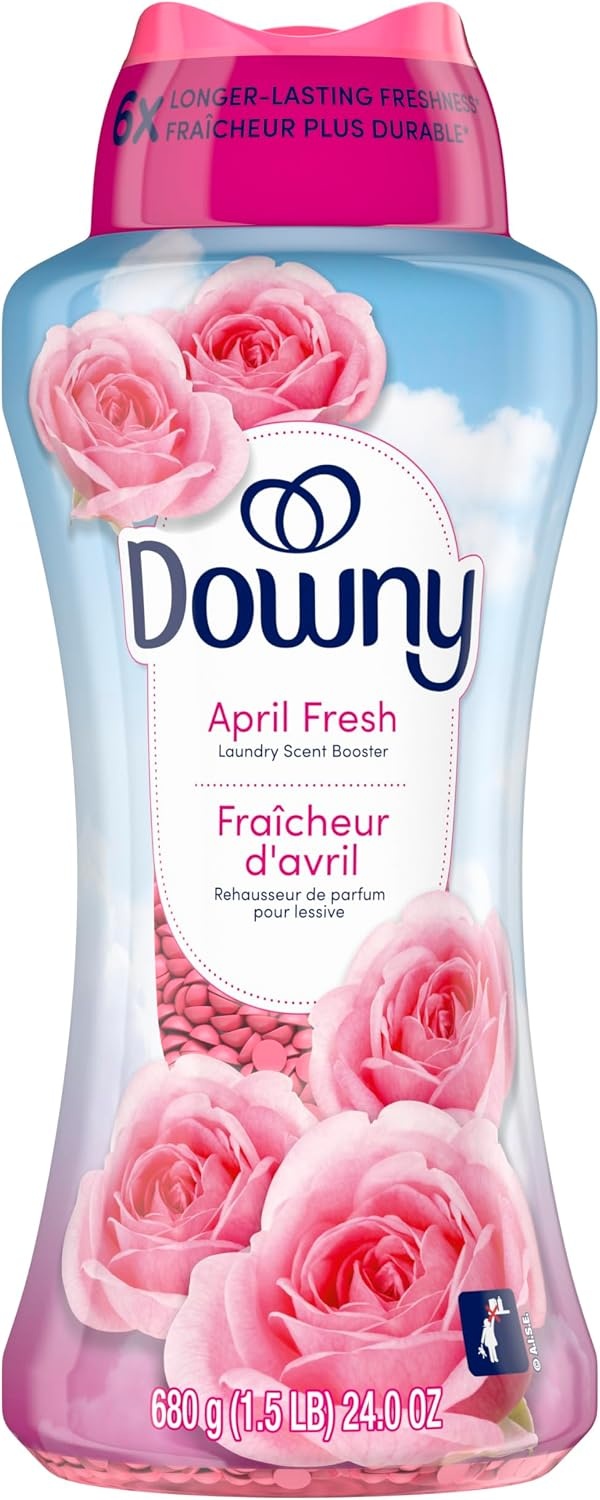 image:imageDowny April Fresh InWash Laundry Scent Booster Beads 24 oz laundry scent beads Longlasting Freshness24 Ounce Pack of 2