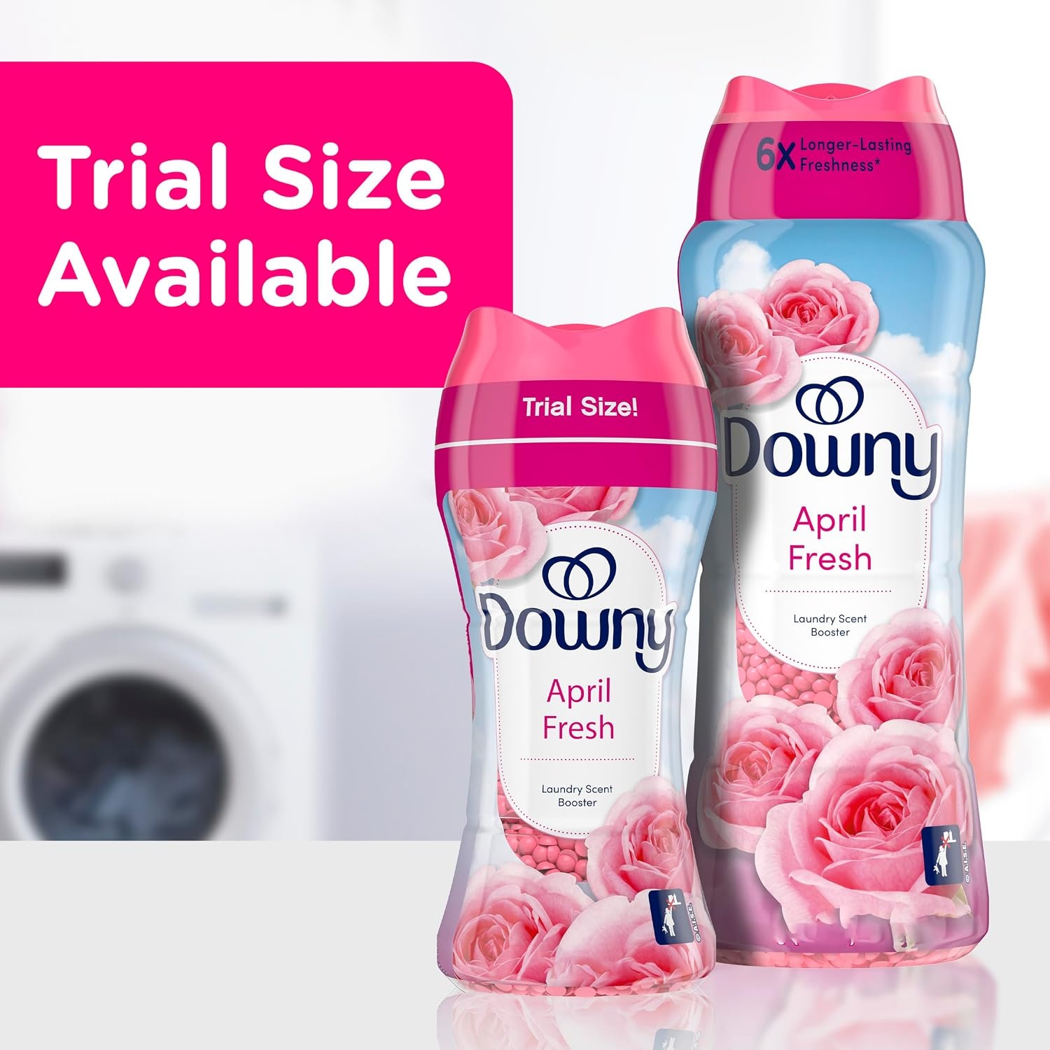 image:imageDowny April Fresh InWash Laundry Scent Booster Beads 24 oz laundry scent beads Longlasting Freshness24 Ounce Pack of 2
