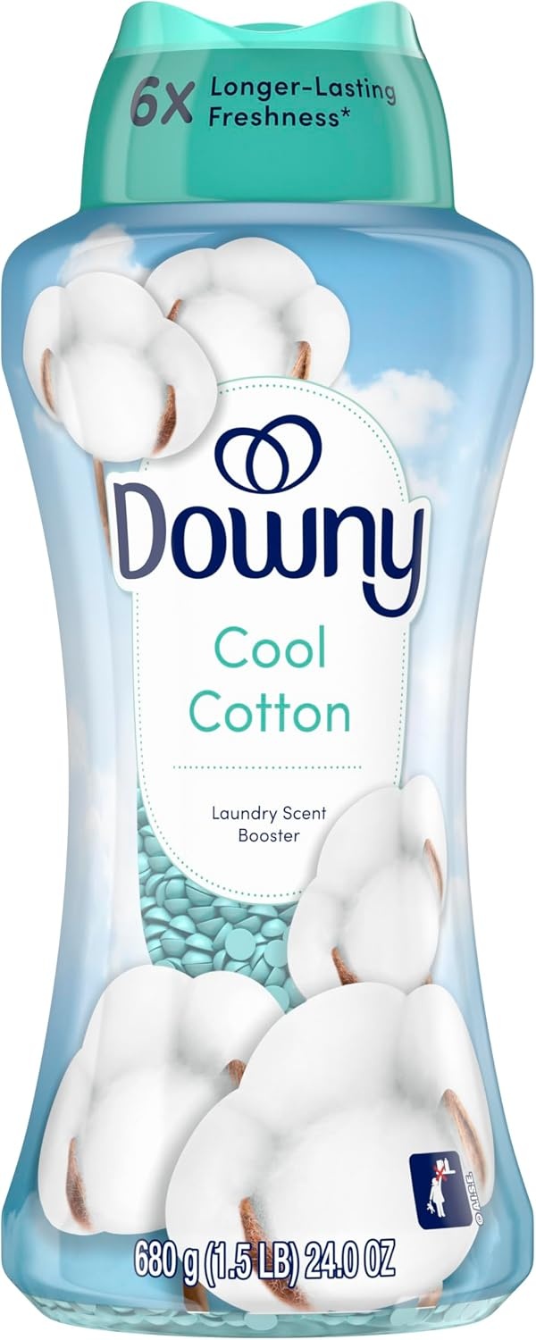 image:imageDowny Cool Cotton InWash Laundry Scent Booster Beads 24 oz laundry scent beads Longlasting Freshness24 Ounce Pack of 1