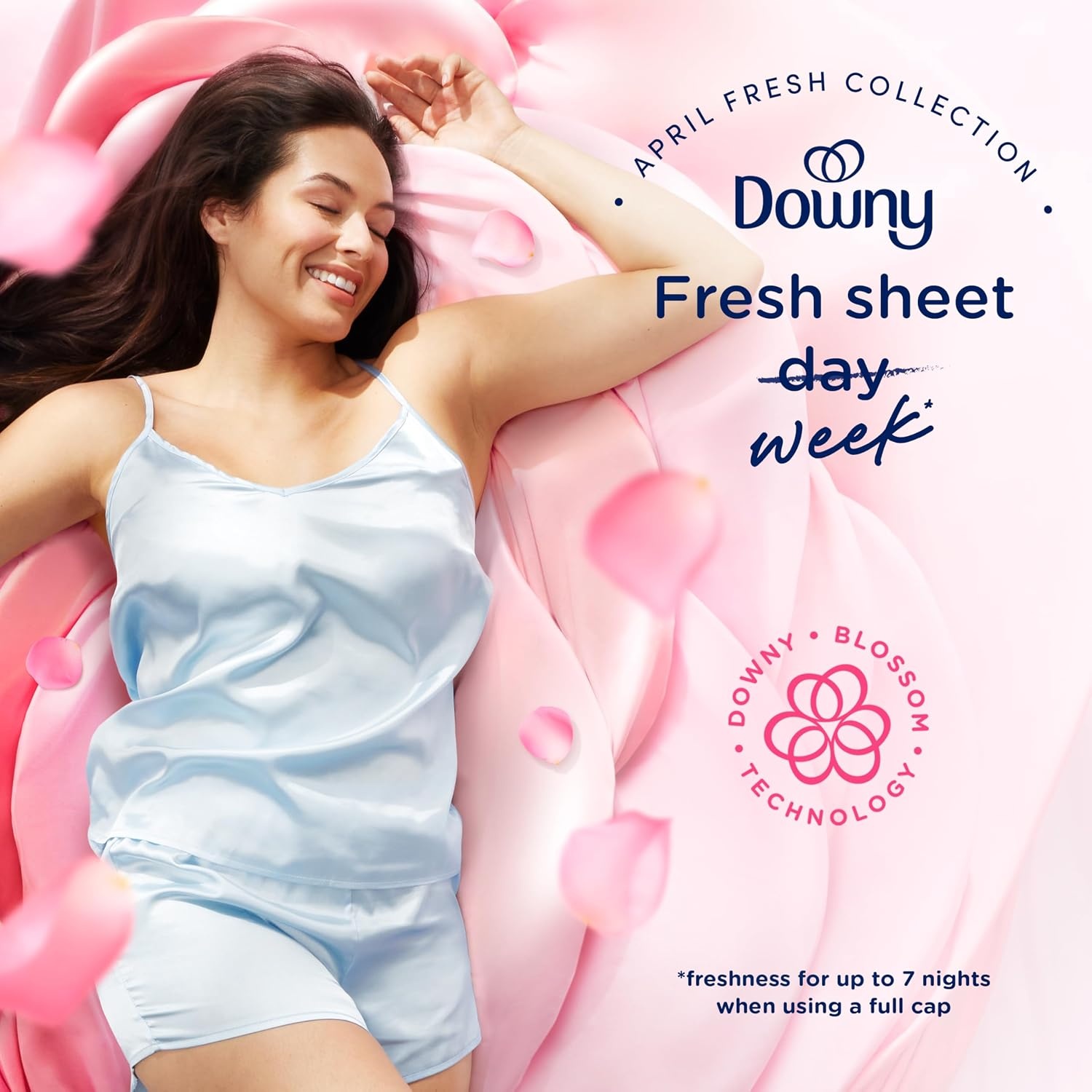 image:imageDowny Liquid Fabric Softener April Fresh 2in1 Fresh amp Soft 140 Fl Oz 190 Loads Fabric Conditioner For Freshness And SoftnessApril Fresh