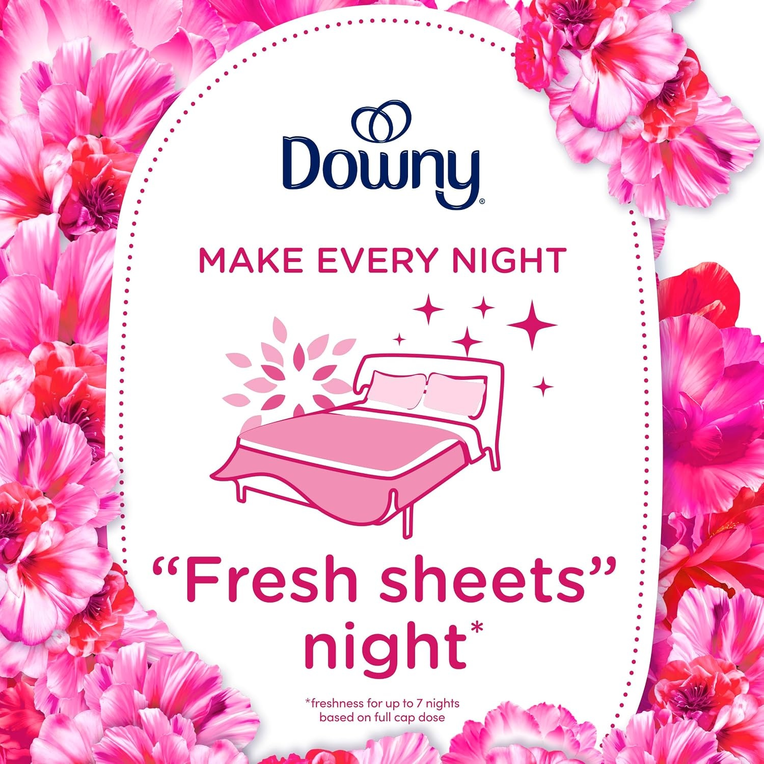 image:imageDowny Liquid Fabric Softener April Fresh 2in1 Fresh amp Soft 140 Fl Oz 190 Loads Fabric Conditioner For Freshness And SoftnessApril Fresh