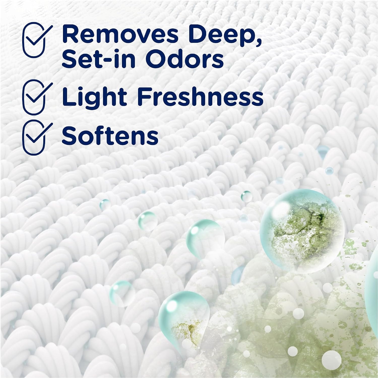 image:imageDowny RINSE amp REFRESH Laundry Odor Remover and Fabric Softener Fresh Lavender 48 fl oz Safe on ALL Fabrics Gentle on Skin HE CompatibleLavender