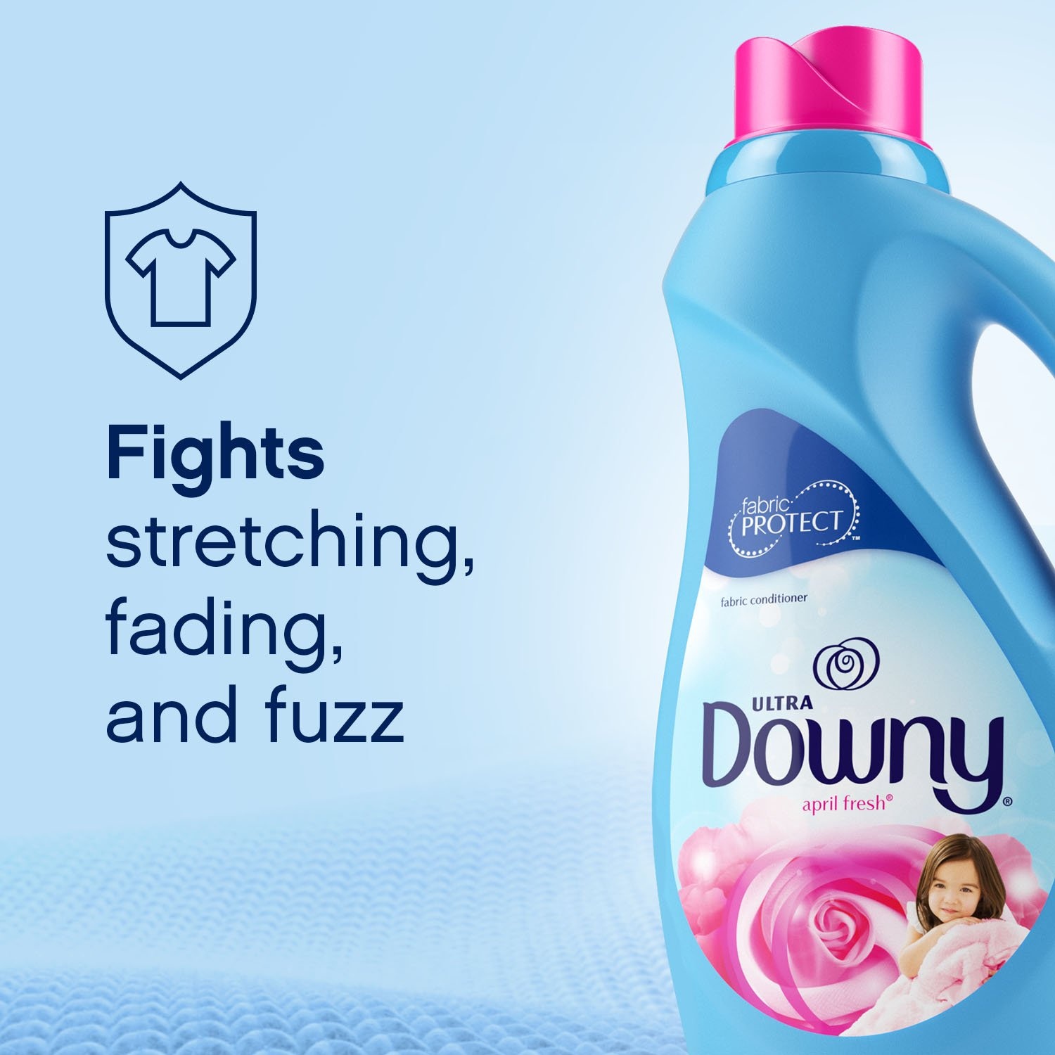 image:imageDowny Soft 2 in 1 Soft and Fresh Liquid Fabric Softener Cool Cotton 140 fl oz 190 Loads Fabric Conditioner Liquid provides softness and freshness for fabrics164 Fl Oz Pack of 1
