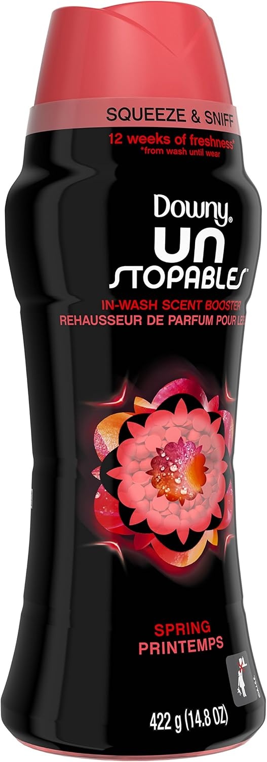 image:imageDowny Unstopables In Wash Scent Booster Beads Fresh Scent 24 oz Laundry Beads for odor Protection Downy Scent Booster Beads Laundry Scent Boosters Pack of 2Spring