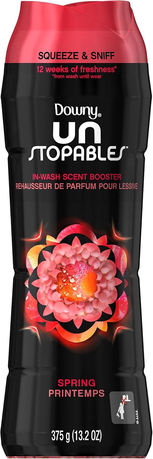 image:imageDowny Unstopables In Wash Scent Booster Beads Fresh Scent 24 oz Laundry Beads for odor Protection Downy Scent Booster Beads Laundry Scent Boosters Pack of 2Spring