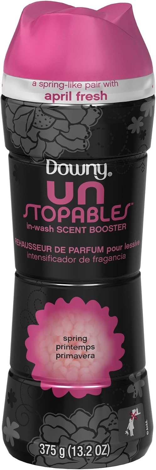 image:imageDowny Unstopables In Wash Scent Booster Beads Fresh Scent 24 oz Laundry Beads for odor Protection Downy Scent Booster Beads Laundry Scent Boosters Pack of 2Spring