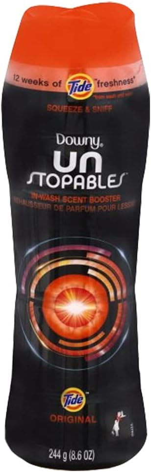 image:imageDowny Unstopables In Wash Scent Booster Beads Fresh Scent 24 oz Laundry Beads for odor Protection Downy Scent Booster Beads Laundry Scent Boosters Pack of 2Original