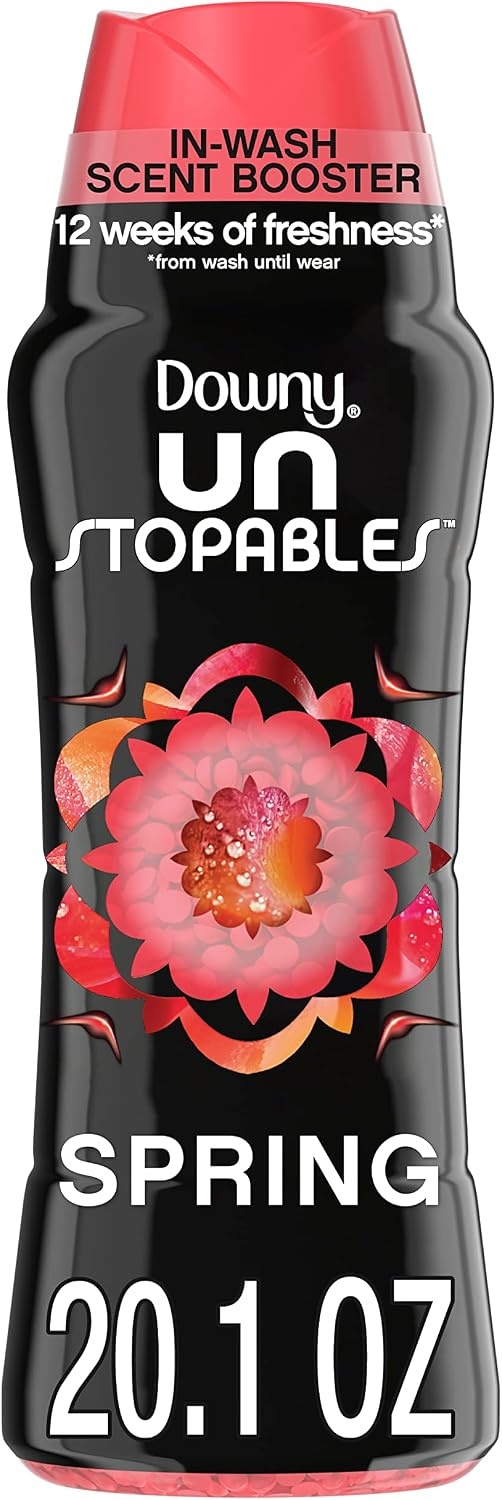 image:imageDowny Unstopables In Wash Scent Booster Beads Fresh Scent 24 oz Laundry Beads for odor Protection Downy Scent Booster Beads Laundry Scent Boosters Pack of 2Spring