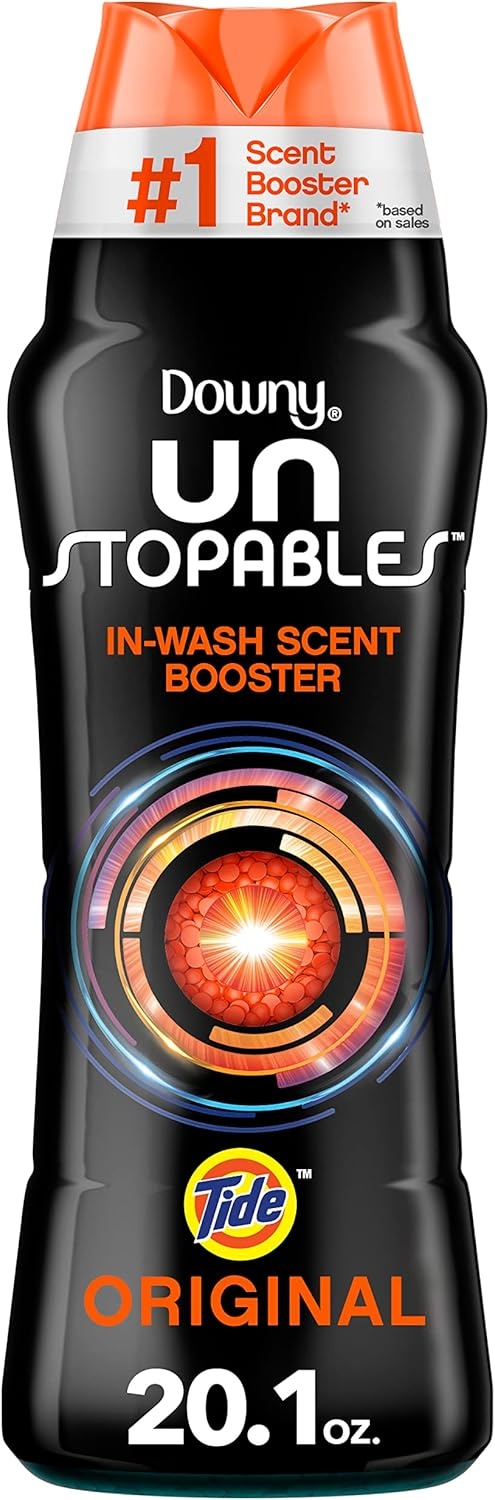 image:imageDowny Unstopables In Wash Scent Booster Beads Fresh Scent 24 oz Laundry Beads for odor Protection Downy Scent Booster Beads Laundry Scent Boosters Pack of 2Original