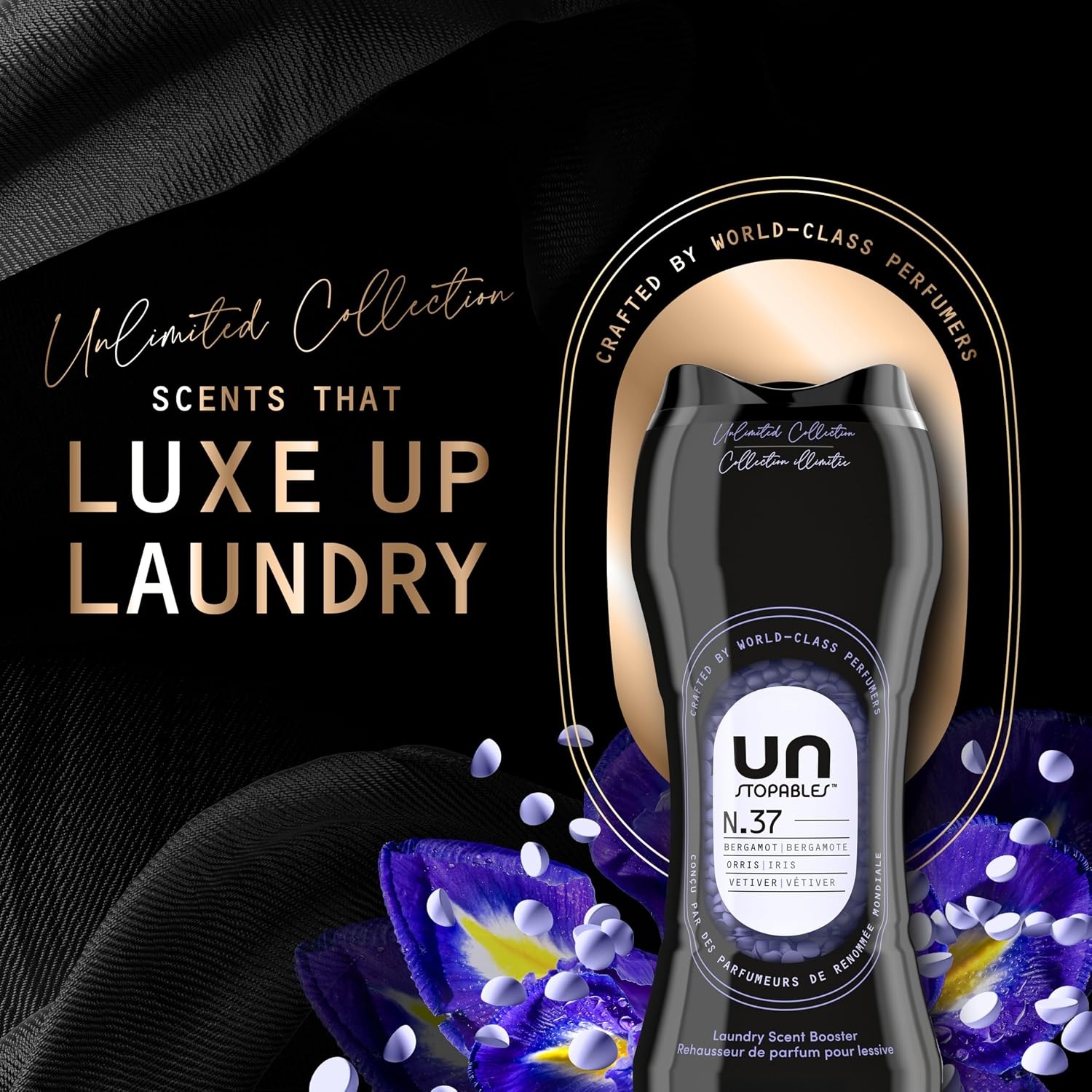 image:imageDowny Unstopables Unlimited Collection InWash Laundry Scent Booster Beads No 09 Fine Fragrance LongLasting Fresh Scent Beads 211 ozBergamont