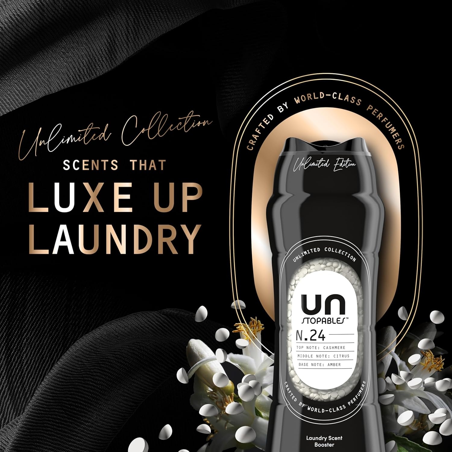 image:imageDowny Unstopables Unlimited Collection InWash Laundry Scent Booster Beads No 09 Fine Fragrance LongLasting Fresh Scent Beads 211 ozN24 Cashmere