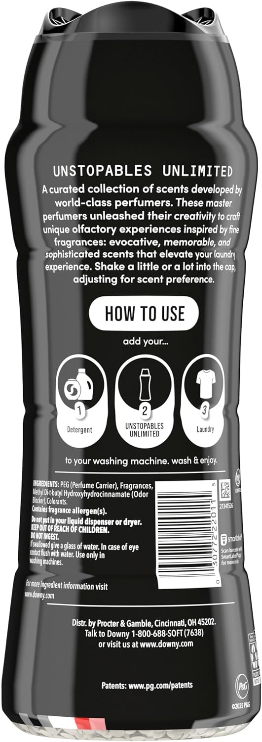 image:imageDowny Unstopables Unlimited Collection InWash Laundry Scent Booster Beads No 09 Fine Fragrance LongLasting Fresh Scent Beads 211 ozN24 Cashmere