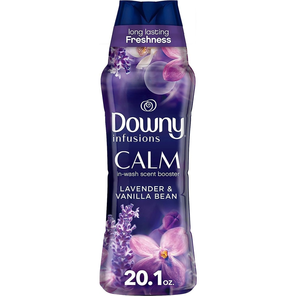image:imageDowny Balance InWash Laundry Scent Booster Beads Crisp Rain and Blue Eucalyptus scent 24 oz laundry scent beads Longlasting Freshness201 Ounce Pack of 1