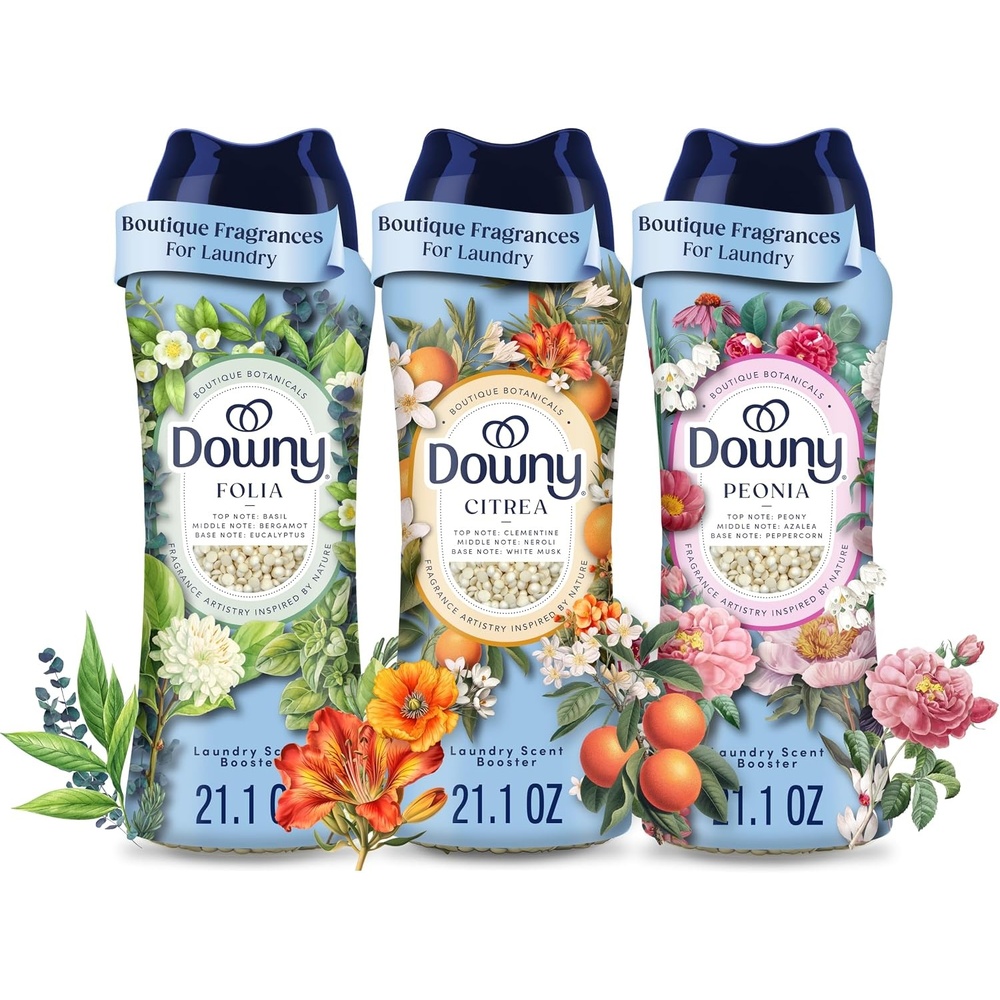 image:imageDowny Boutique Botanicals Discovery Set Laundry Scent Booster Beads 211 oz