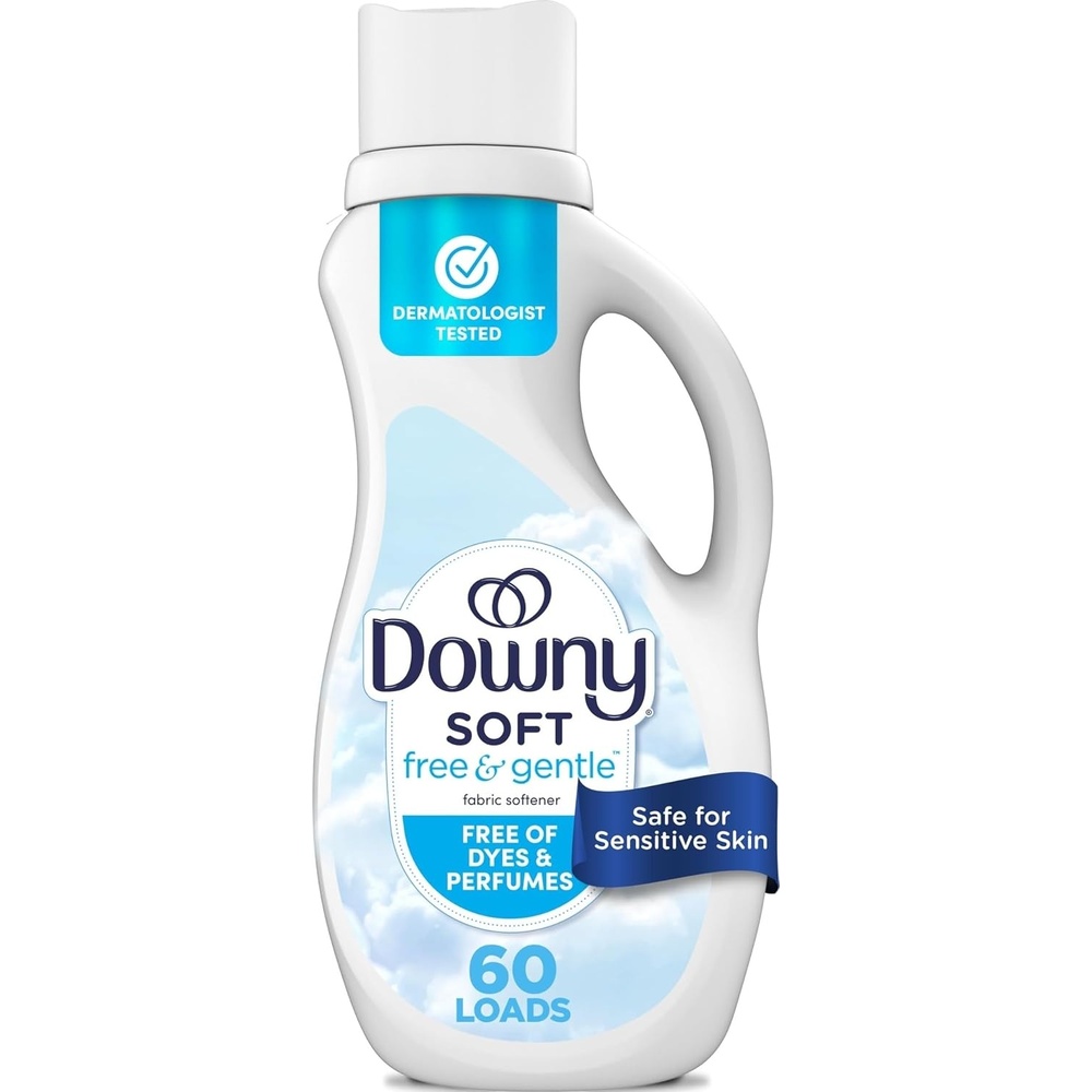 image:imageDowny Free amp Gentle Liquid Fabric Softener 140 fl oz 190 Loads Hypoallergenic Sensitive Skin Friendly Fabric Conditioner LiquidUnscented