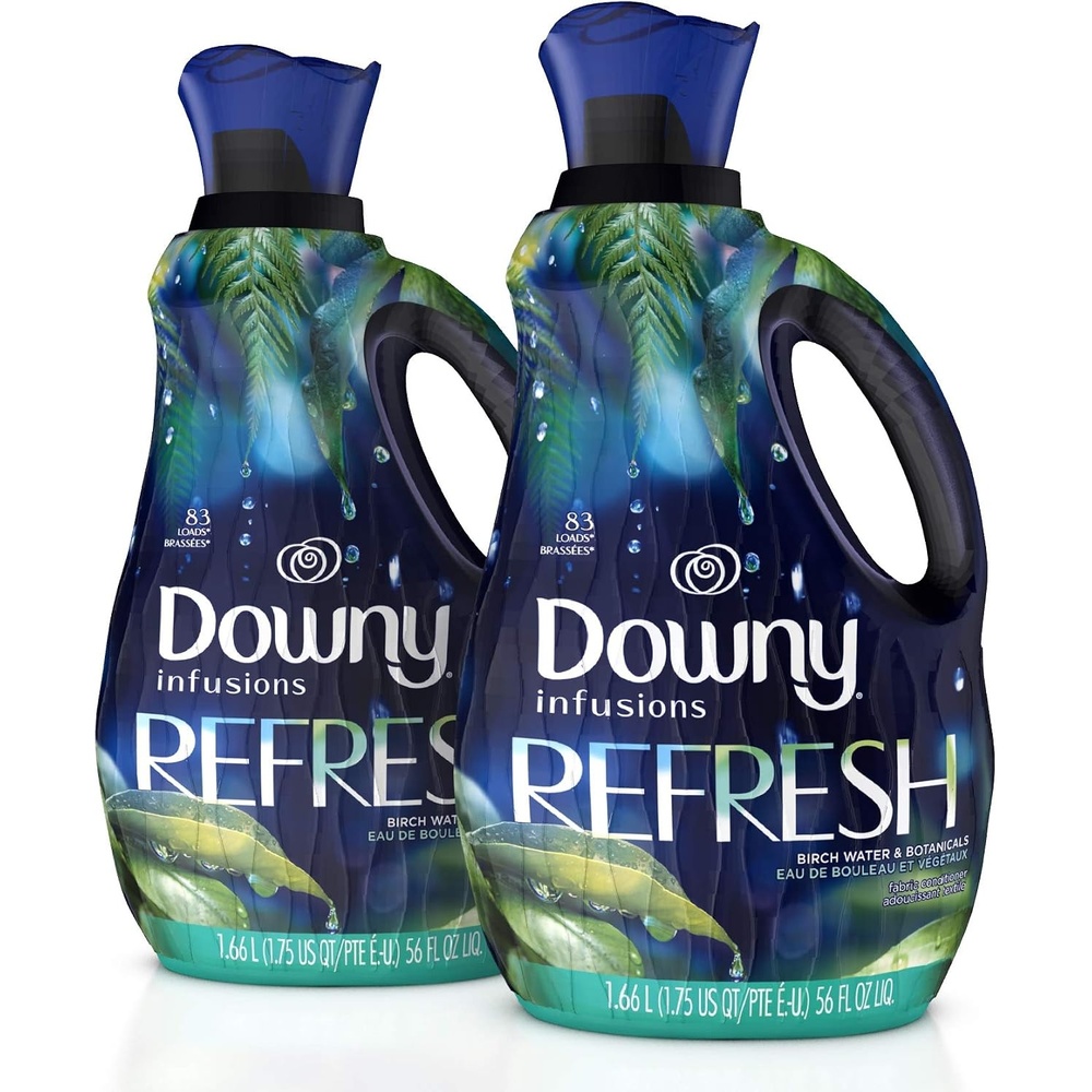 image:imageDowny Infusions CALM Liquid Fabric Softener Soothing Lavender And Vanilla Bean 56 Fl Oz Fabric Conditioner For Softness And Scent Pack of 256 Fl Oz Pack of 2