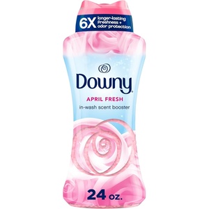 Downy April Fresh In-Wash Laundry Scent Booster Beads, 24 oz, laundry scent beads, Long-lasting Freshness(24 Ounce (Pack of 1))
