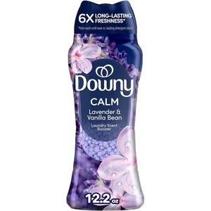 Downy Balance In-Wash Laundry Scent Booster Beads, Crisp Rain and Blue Eucalyptus scent, 24 oz, laundry scent beads, Long-lasting Freshness(12.2 Ounce (Pack of 1))
