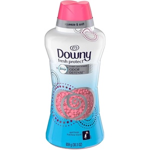 Downy Balance In-Wash Laundry Scent Booster Beads, Crisp Rain and Blue Eucalyptus scent, 24 oz, laundry scent beads, Long-lasting Freshness(30.3 Ounce (Pack of 1))
