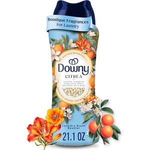 Downy Boutique Botanicals In Wash Laundry Scent Booster Beads, Boutique Fragrances inspired by the Artistry of Nature, CITREA Scent, 21.1 oz(Citrea)
