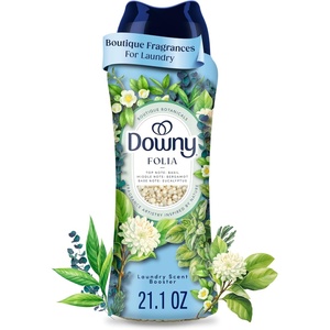 Downy Boutique Botanicals In Wash Laundry Scent Booster Beads, Boutique Fragrances inspired by the Artistry of Nature, CITREA Scent, 21.1 oz(Folia)