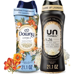 Downy Fine Fragrance Flagship Pair In Wash Laundry Scent Booster Beads, 21.1 oz