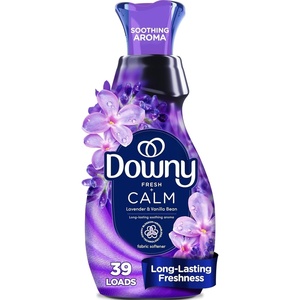 Downy Infusions CALM Liquid Fabric Softener, Soothing Lavender And Vanilla Bean, 56 Fl Oz, Fabric Conditioner For Softness And Scent, Pack of 2(26 Fl Oz (Pack of 1))