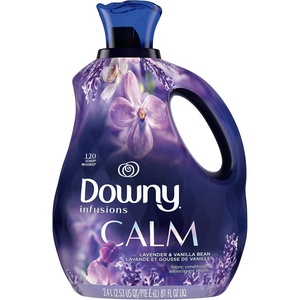 Downy Infusions CALM Liquid Fabric Softener, Soothing Lavender And Vanilla Bean, 56 Fl Oz, Fabric Conditioner For Softness And Scent, Pack of 2(81 Fl Oz (Pack of 1))