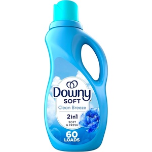 Downy Liquid Fabric Softener, April Fresh 2-in-1 Fresh & Soft, 140 Fl Oz, 190 Loads, Fabric Conditioner For Freshness And Softness(Clean Breeze)