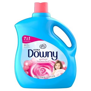 Downy Soft, 2 in 1 Soft and Fresh Liquid Fabric Softener, Cool Cotton, 140 fl oz, 190 Loads, Fabric Conditioner Liquid provides softness and freshness for fabrics(129 Fl Oz (Pack of 1))