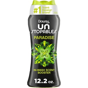 Downy Unstopables In Wash Scent Booster Beads, Fresh Scent, 24 oz, Laundry Beads for odor Protection, Downy Scent Booster Beads, Laundry Scent Boosters (Pack of 2)(Paradise)