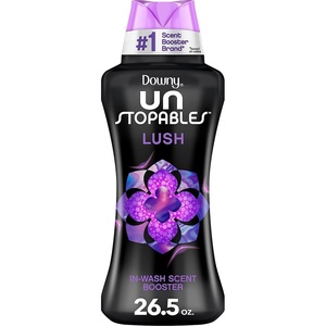 Downy Unstopables In Wash Scent Booster Beads, Fresh Scent, 24 oz, Laundry Beads for odor Protection, Downy Scent Booster Beads, Laundry Scent Boosters (Pack of 2)(Lavender & Vnl Bean)