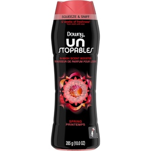 Downy Unstopables In Wash Scent Booster Beads, Fresh Scent, 24 oz, Laundry Beads for odor Protection, Downy Scent Booster Beads, Laundry Scent Boosters (Pack of 2)(Spring)