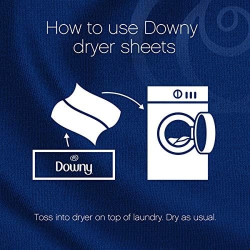 image:imageDowny Calm Mega Dryer Sheets Large Fabric Softener Sheets for Laundry Static Guard amp Softness Boost Laundry Dryer and Fabric Sheets 180 Count90 Count Pack of 1