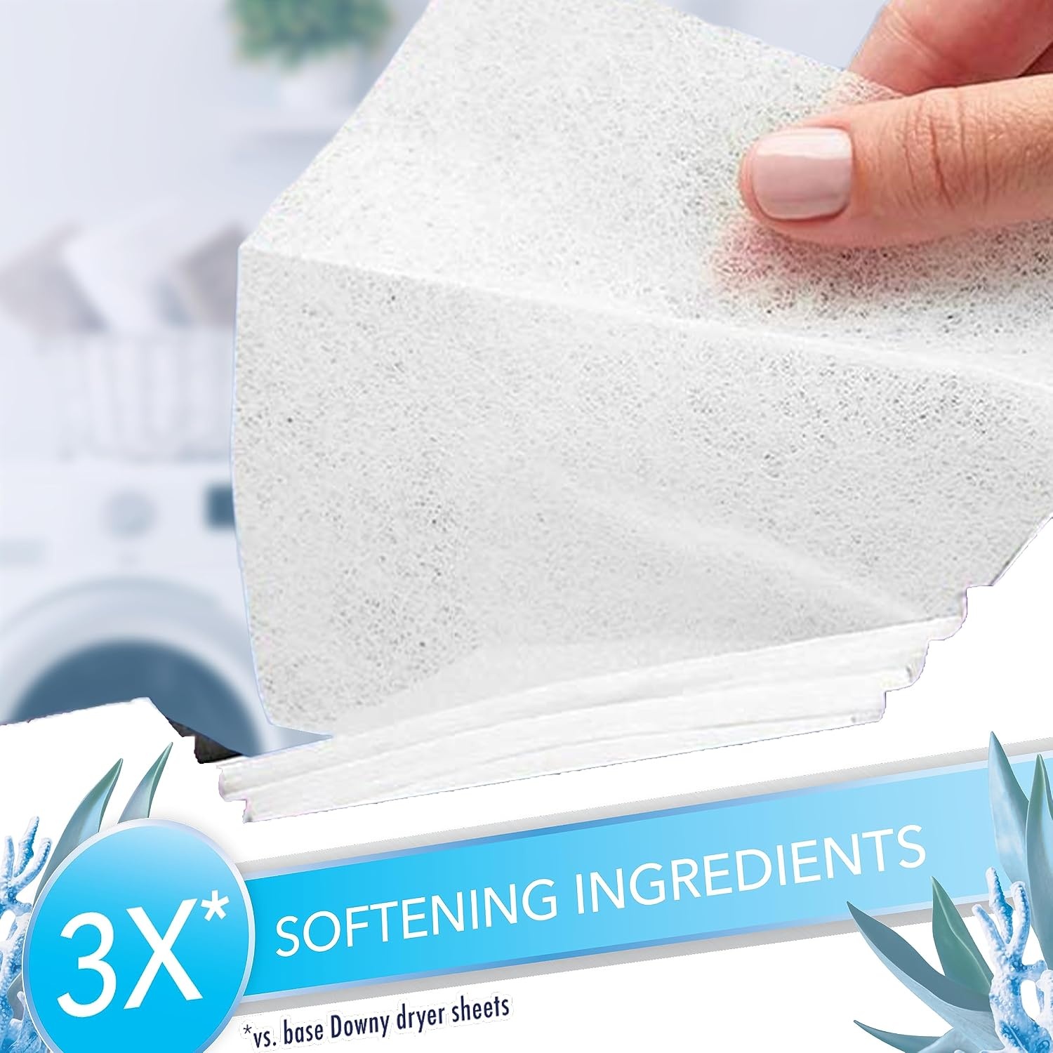 image:imageDowny Light Mega Dryer Sheets Fabric Softener Dryer Sheets Ocean Mist 180 CountOcean Mist