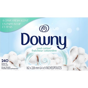 Downy Fabric Softener Dryer Sheets, April Fresh, 240 Count(Cool Cotton)
