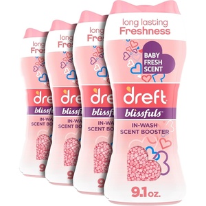 Dreft Blissfuls In-Wash Laundry Scent Booster Beads, Baby Fresh Scent, 24 oz(BABY FRESH)
